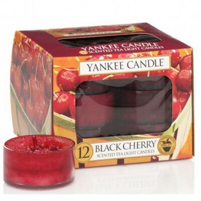 Black Cherry Tea Lights Yankee Candle